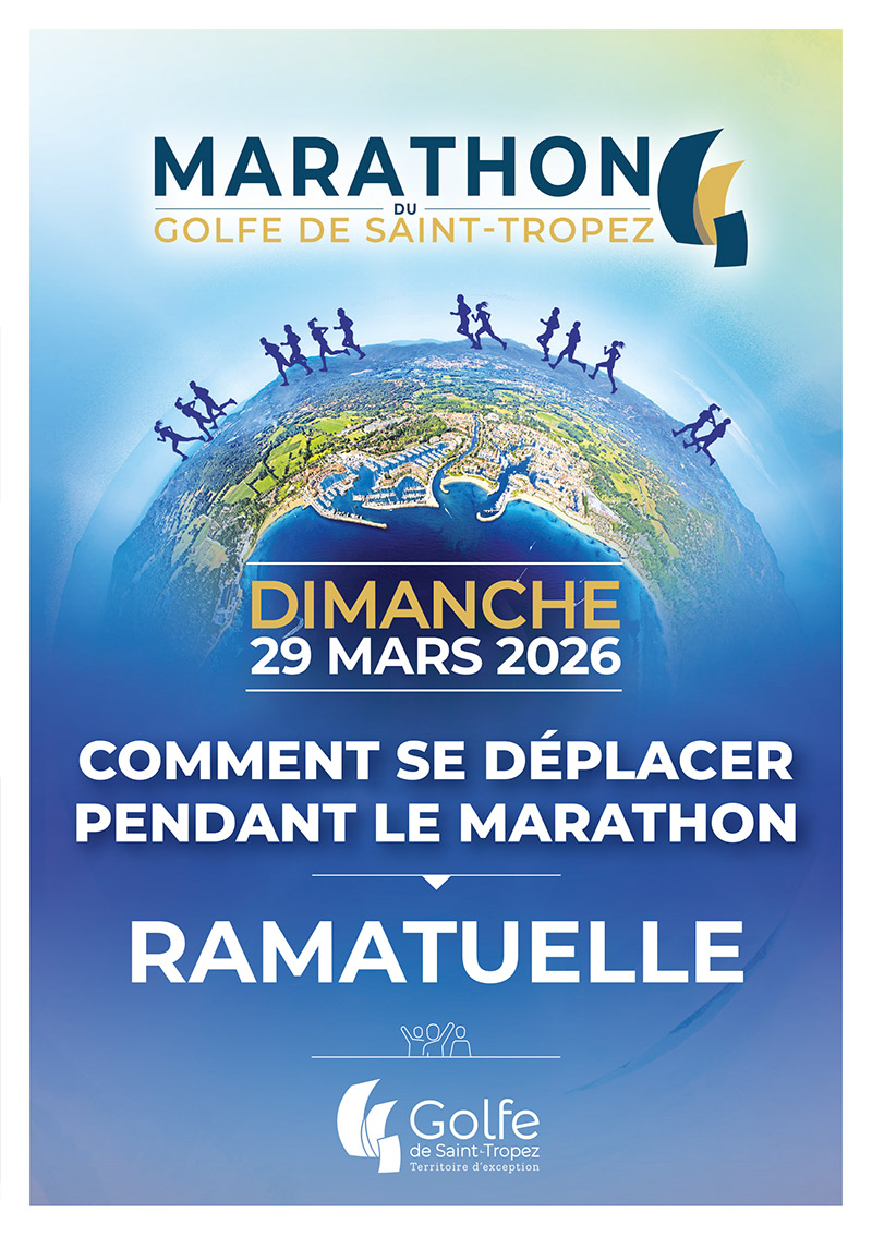 Comments se deplacer pendant le marathon : Ramatuelle