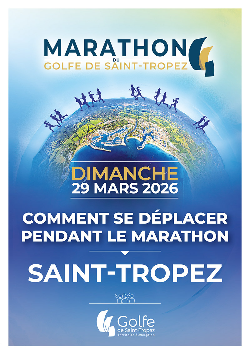 Comments se deplacer pendant le marathon : Saint-tropez
