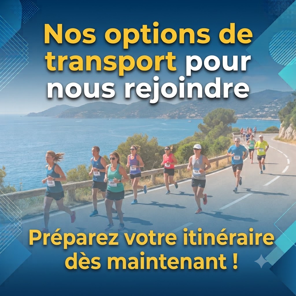 Nos options de transport pour nous rejoindre